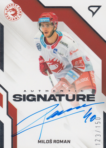 Roman Miloš 22-23 Tipsport Extraliga Authentic Signature Level 1 #AS1-MR