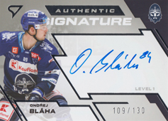 Bláha Ondřej 23-24 Tipsport Extraliga Authentic Signature Level 1 #SL1-OB
