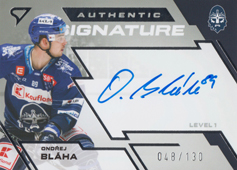 Bláha Ondřej 23-24 Tipsport Extraliga Authentic Signature Level 1 #SL1-OB