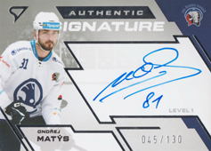 Matýs Ondřej 23-24 Tipsport Extraliga Authentic Signature Level 1 #SL1-OM