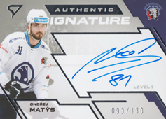 Matýs Ondřej 23-24 Tipsport Extraliga Authentic Signature Level 1 #SL1-OM