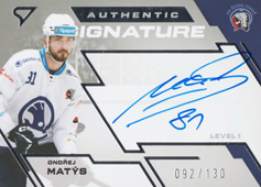Matýs Ondřej 23-24 Tipsport Extraliga Authentic Signature Level 1 #SL1-OM