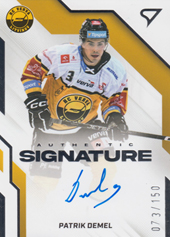 Demel Patrik 22-23 Tipsport Extraliga Authentic Signature Level 1 #AS1-PD
