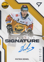Demel Patrik 22-23 Tipsport Extraliga Authentic Signature Level 1 #AS1-PD