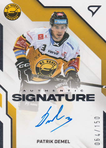 Demel Patrik 22-23 Tipsport Extraliga Authentic Signature Level 1 #AS1-PD