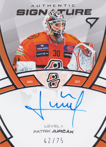 Jurčák Patrik 24-25 Tipos Extraliga Authentic Signature Level 1 #SL1-PJ