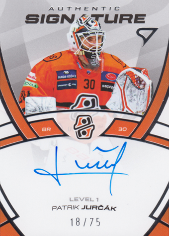 Jurčák Patrik 24-25 Tipos Extraliga Authentic Signature Level 1 #SL1-PJ