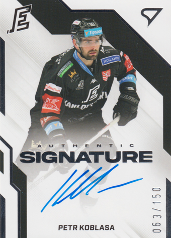 Koblasa Petr 22-23 Tipsport Extraliga Authentic Signature Level 1 #AS1-PK