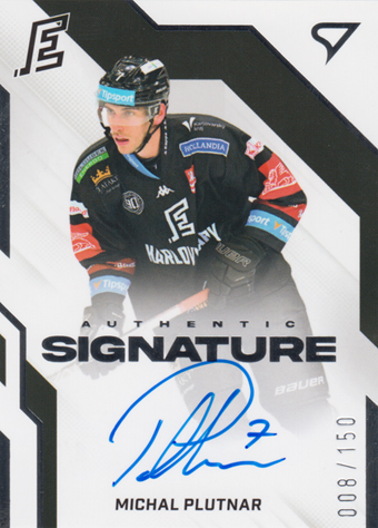 Plutnar Michal 22-23 Tipsport Extraliga Authentic Signature Level 1 #AS1-PL