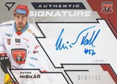 Miškář Patrik 23-24 Tipsport Extraliga Authentic Signature Level 1 #SL1-PM
