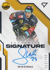 Straka Petr 22-23 Tipsport Extraliga Authentic Signature Level 1 #AS1-PS