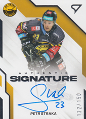 Straka Petr 22-23 Tipsport Extraliga Authentic Signature Level 1 #AS1-PS