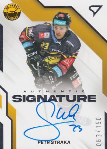 Straka Petr 22-23 Tipsport Extraliga Authentic Signature Level 1 #AS1-PS