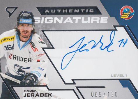 Jeřábek Radek 23-24 Tipsport Extraliga Authentic Signature Level 1 #SL1-RJ