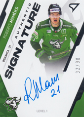 Mamčics Roberts 23-24 Tipos Extraliga Authentic Signature Level 1 #SL1-RM