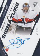 Baroš Samuel 23-24 Tipos Extraliga Authentic Signature Level 1 #SL1-SB