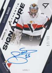 Baroš Samuel 23-24 Tipos Extraliga Authentic Signature Level 1 #SL1-SB