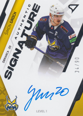Groch Šimon 23-24 Tipos Extraliga Authentic Signature Level 1 #SL1-SG