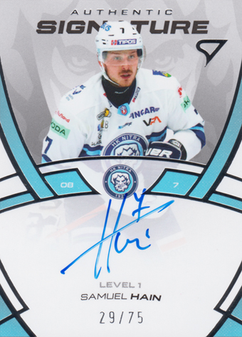 Hain Samuel 24-25 Tipos Extraliga Authentic Signature Level 1 #SL1-SH