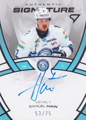 Hain Samuel 24-25 Tipos Extraliga Authentic Signature Level 1 #SL1-SH
