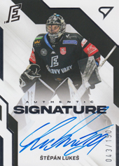 Lukeš Štěpán 22-23 Tipsport Extraliga Authentic Signature Level 1 #AS1-SL