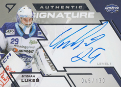 Lukeš Štěpán 23-24 Tipsport Extraliga Authentic Signature Level 1 #SL1-SL