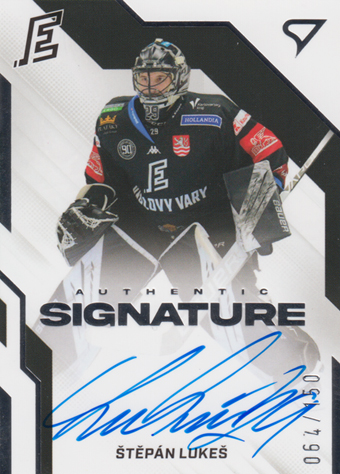 Lukeš Štěpán 22-23 Tipsport Extraliga Authentic Signature Level 1 #AS1-SL