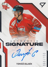 Dujsík Tomáš 22-23 Tipsport Extraliga Authentic Signature Level 1 #AS1-TD