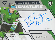 Fořt Tomáš 23-24 Tipsport Extraliga Authentic Signature Level 1 #SL1-TF