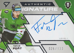 Fořt Tomáš 23-24 Tipsport Extraliga Authentic Signature Level 1 #SL1-TF