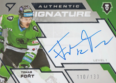Fořt Tomáš 23-24 Tipsport Extraliga Authentic Signature Level 1 #SL1-TF