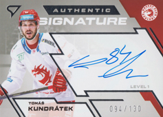 Kundrátek Tomáš 23-24 Tipsport Extraliga Authentic Signature Level 1 #SL1-TK