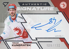 Kundrátek Tomáš 23-24 Tipsport Extraliga Authentic Signature Level 1 #SL1-TK
