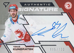 Kundrátek Tomáš 23-24 Tipsport Extraliga Authentic Signature Level 1 #SL1-TK
