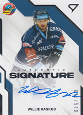 Raskob Willie 22-23 Tipsport Extraliga Authentic Signature Level 1 #AS1-WR