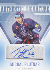 Plutnar Michal 15-16 OFS Classic Authentic Signature #100