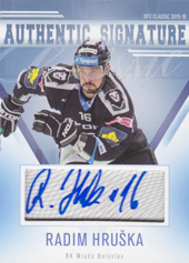 Hruška Radim 15-16 OFS Classic Authentic Signature #104