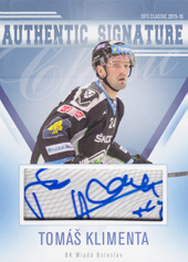 Klimenta Tomáš 15-16 OFS Classic Authentic Signature #105