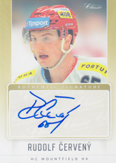 Červený Rudolf 16-17 OFS Classic Authentic Signature #152