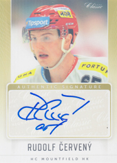 Červený Rudolf 16-17 OFS Classic Authentic Signature #152
