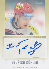 Köhler Bedřich 16-17 OFS Classic Authentic Signature #153