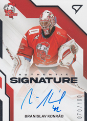 Konrád Branislav 22-23 Tipsport Extraliga Authentic Signature Level 2 #AS2-BK