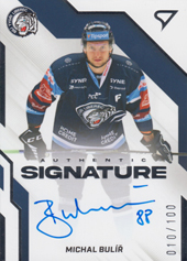 Bulíř Michal 22-23 Tipsport Extraliga Authentic Signature Level 2 #AS2-BU