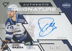 Gazda Daniel 23-24 Tipsport Extraliga Authentic Signature Level 2 #SL2-DG