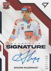 McCormack Graeme 22-23 Tipsport Extraliga Authentic Signature Level 2 #AS2-GM
