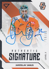 Janus Jaroslav 22-23 Tipos Extraliga Authentic Signature Level 2 #SL2-JJ