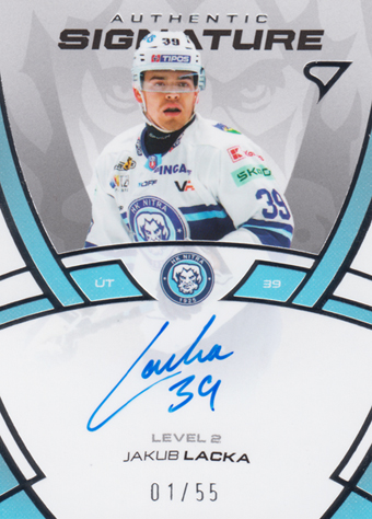 Lacka Jakub 24-25 Tipos Extraliga Authentic Signature Level 2 #SL2-JL