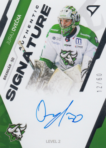 Ovečka Juraj 23-24 Tipos Extraliga Authentic Signature Level 2 #SL2-JO