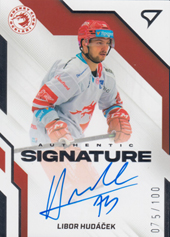 Hudáček Libor 22-23 Tipsport Extraliga Authentic Signature Level 2 #AS2-LH