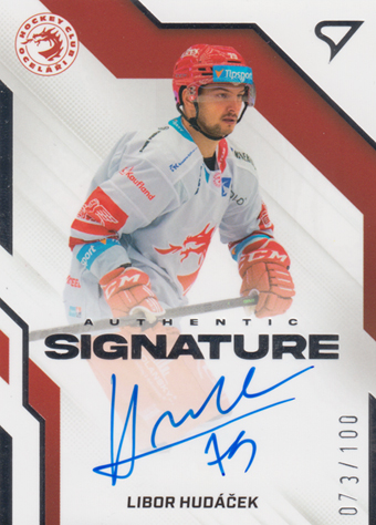 Hudáček Libor 22-23 Tipsport Extraliga Authentic Signature Level 2 #AS2-LH